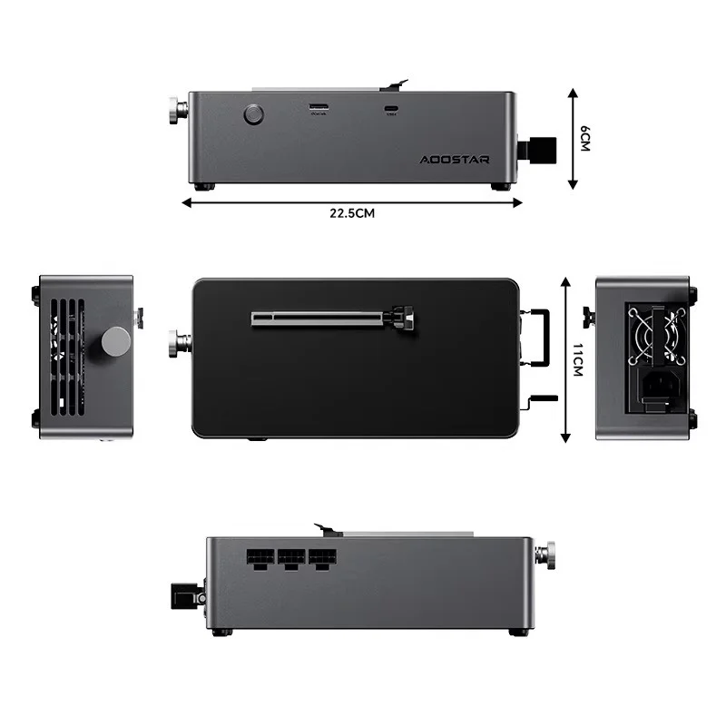 AOOSTAR AG01 AG02 EGPU 도킹 스테이션 - Oculink Egpu Mini Pc 리뷰 및 가격