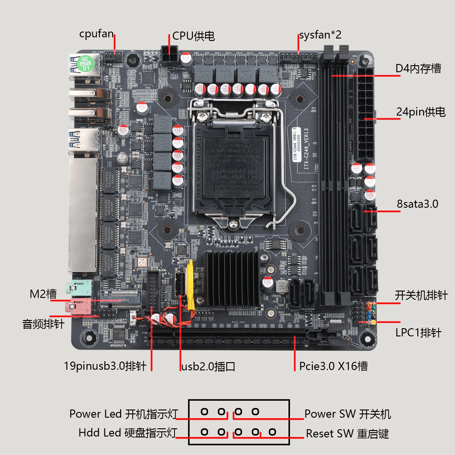 C246 NAS 마더보드, 8개의 SATA 3.0 포트 - Nas Motherboard 8 Sata Mini Itx 리뷰 및 가격