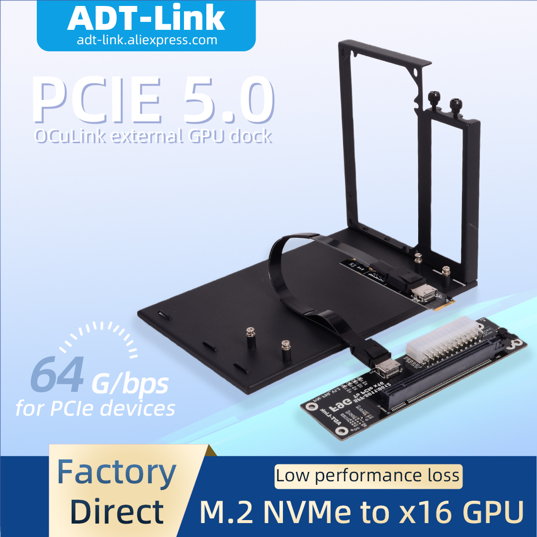 ADT-Link GEN5 SFF-8611 OcuLink - Oculink Egpu Mini Pc 리뷰 및 가격